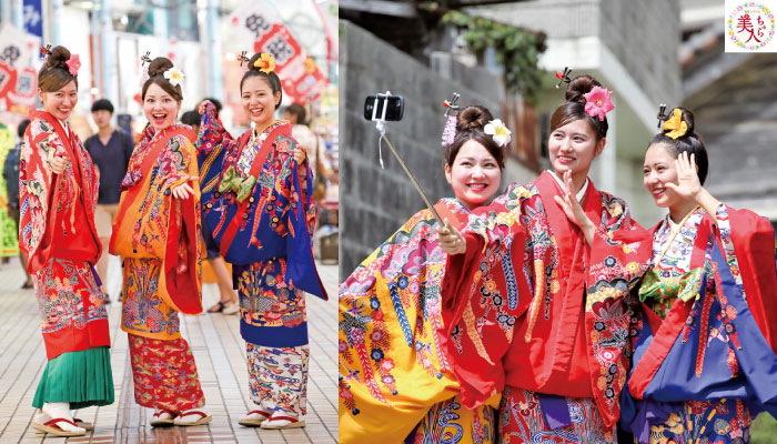 琉球フォトスタジオちゅら美人 伝統ある琉球民族衣装の体験と撮影 沖縄観光